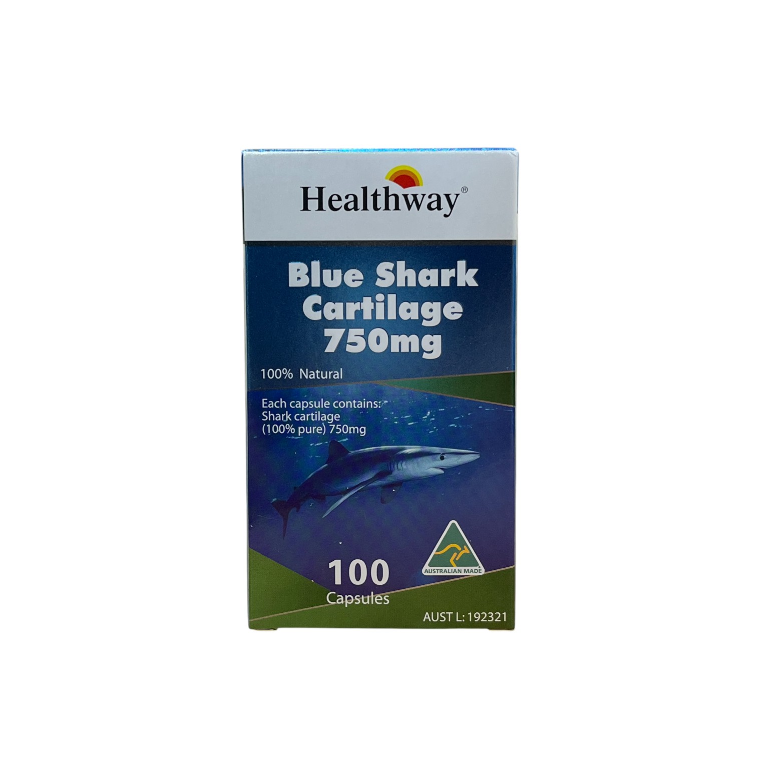 IMG_0485 Health Shark Cartilage 750mg 100 Capsules - Image 1