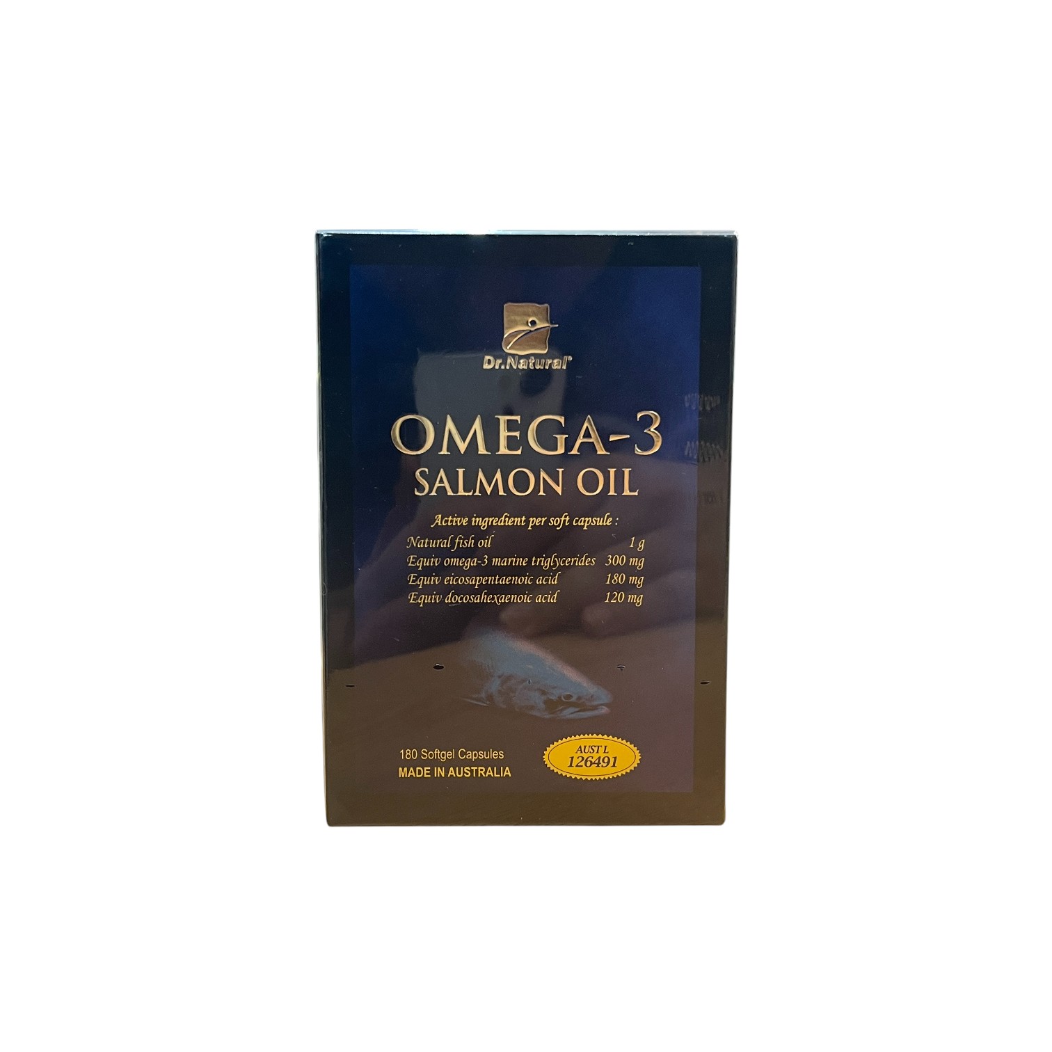 IMG_0516 Dr. Natural Omega 3 Salmon Oil 180 caps - Image 1