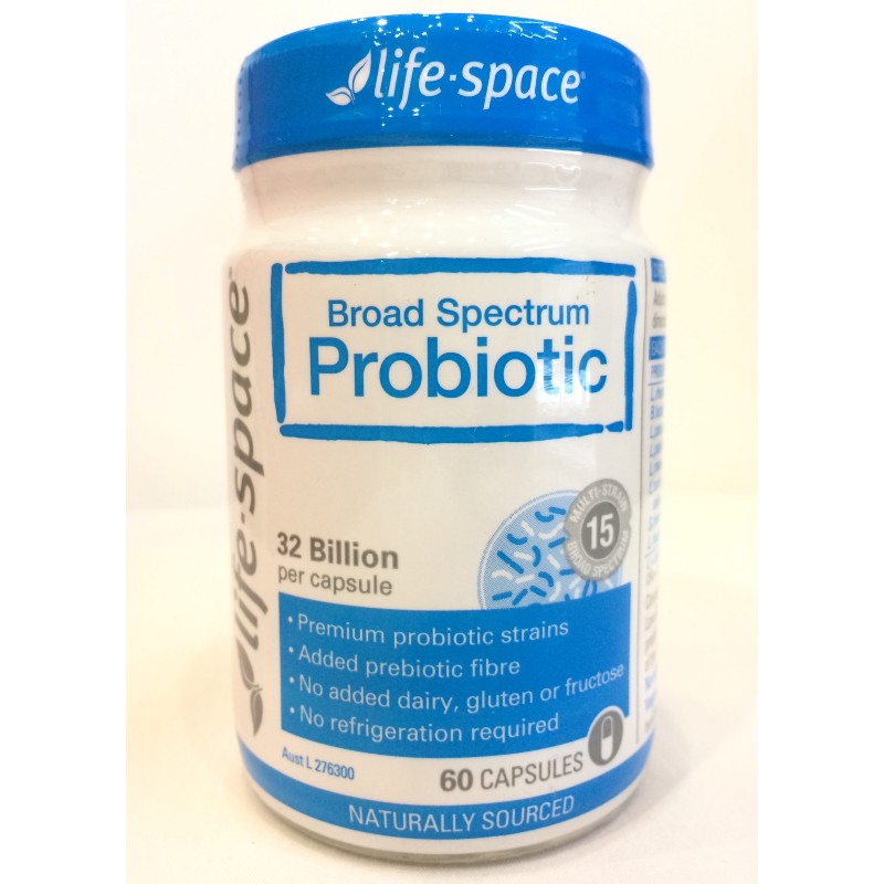 Life Space – Broad Spectrum Probiotic 60 Capusles Life Space – Broad Spectrum Probiotic 60 Capusles
