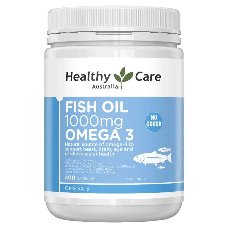 Health care Fish Oil 1000mg 400 Capsules Health care Fish Oil 1000mg 400 Capsules