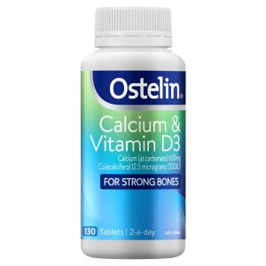 Ostelin Calcium and Vitamin D3 130 Tablets