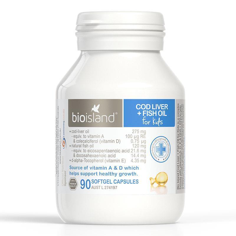 Bio Island Cod Liver + Fish Oil Kids Bio Island Cod Liver + Fish Oil Kids - Image 1