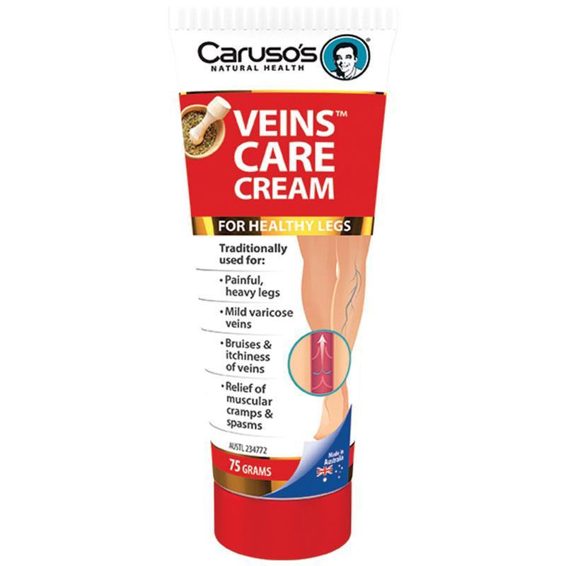 Carusos Veins Care Cream 75g Carusos Veins Care Cream 75g - Image 1