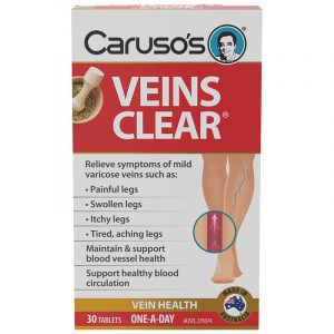Carusos Veins Clear 30 Tablets