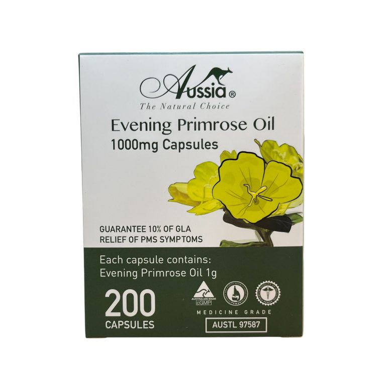 Aussia Evening Primrose Oil 1000mg Capsules